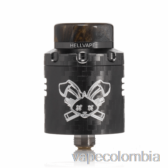 Kit Completo De Vapeo Hellvape Dead Rabbit V3 24mm Rda Bronce Fibra De Carbono